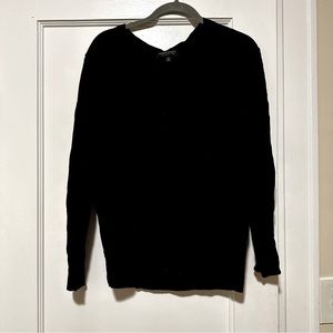 100% Merino Wool Black Sweater